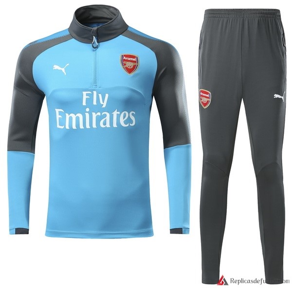 Chandal Arsenal 2017-2018 Azul Gris